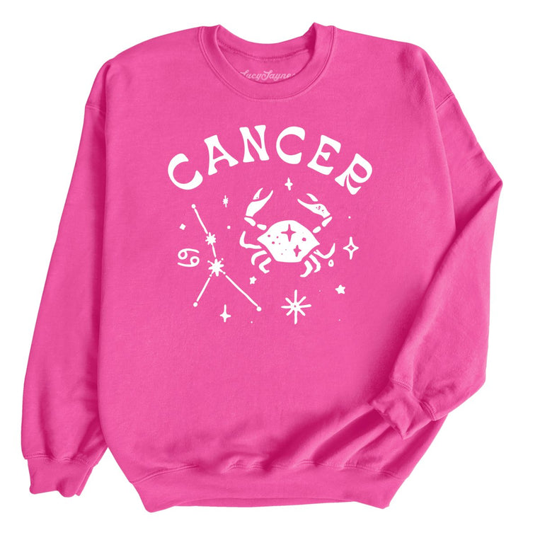 Cancer Graphic Sweatshirt - Heliconia