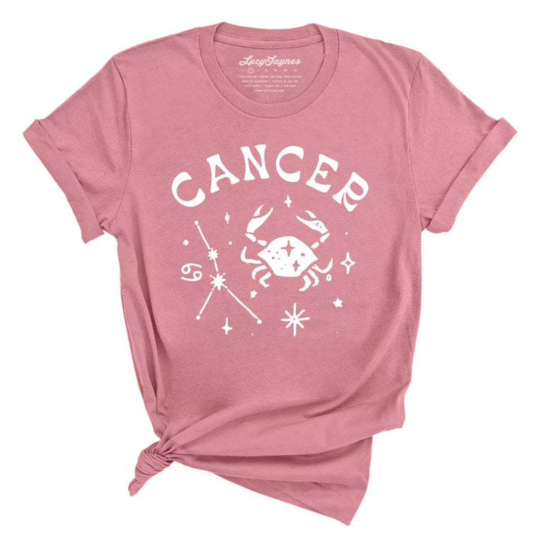 Cancer Graphic Tee - Mauve