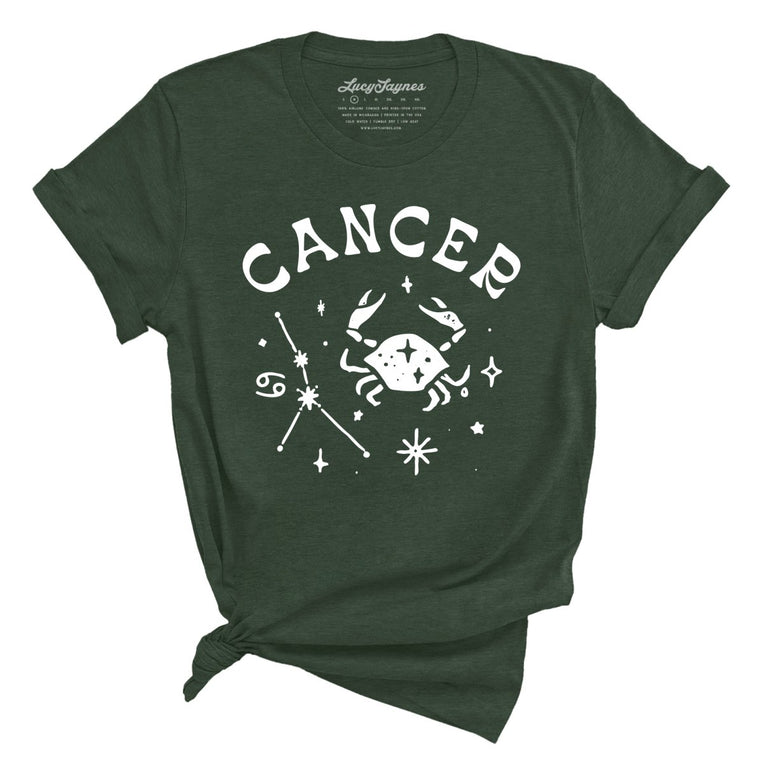 Cancer Graphic Tee - Heather Forest