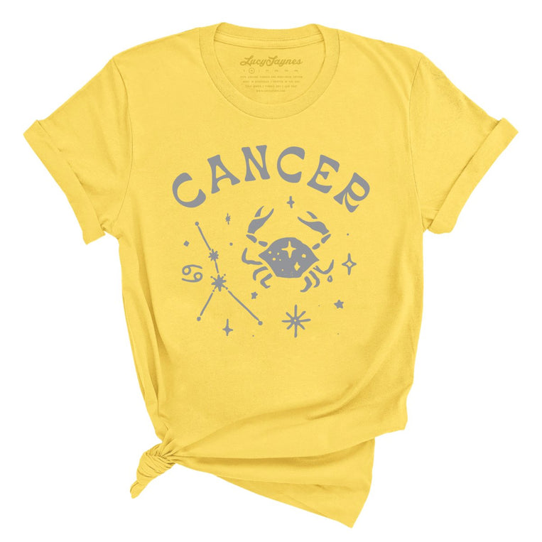 Cancer Graphic Tee - Yellow