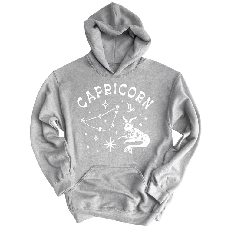 Capricorn Graphic Hoodie - Sport Grey