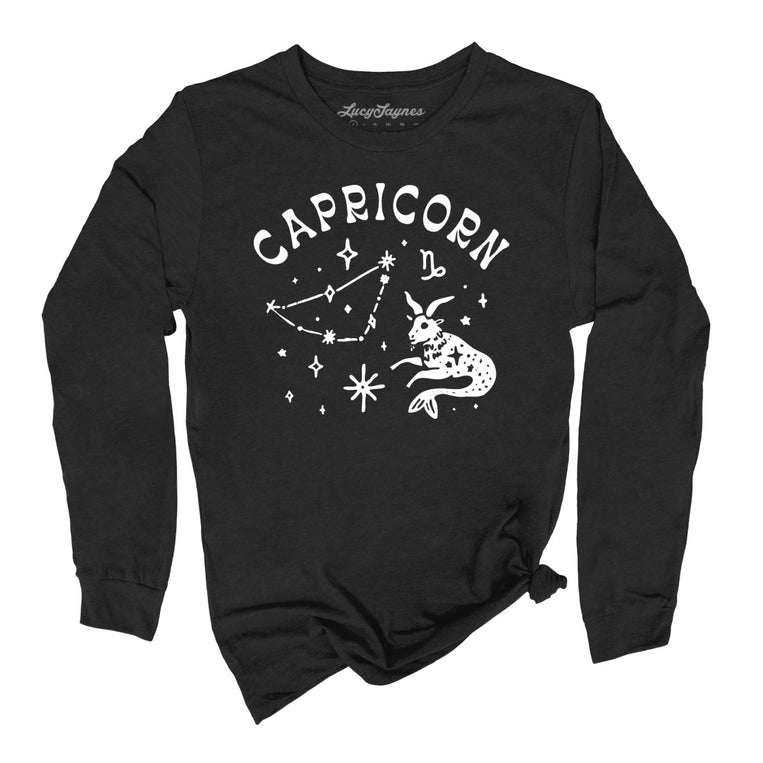 Capricorn Graphic Long Sleeve Tee