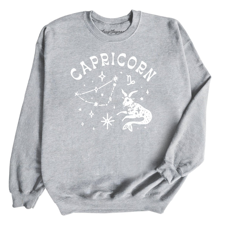 Capricorn Graphic Sweatshirt - Sport Grey