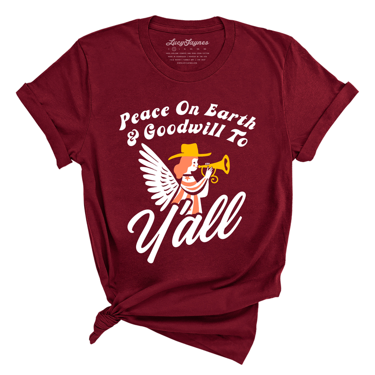 Goodwill To Y'all Graphic Tee - Cardinal
