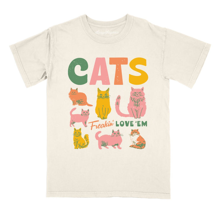 Cats Freakin' Love 'Em Comfort Colors Tee