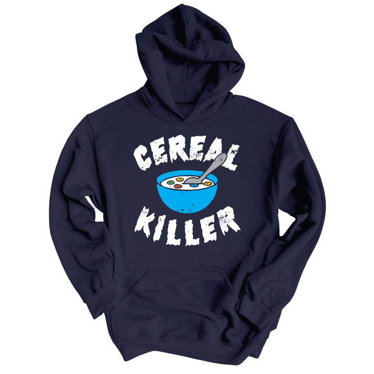 Cereal Killer Graphic Hoodie - Classic Navy