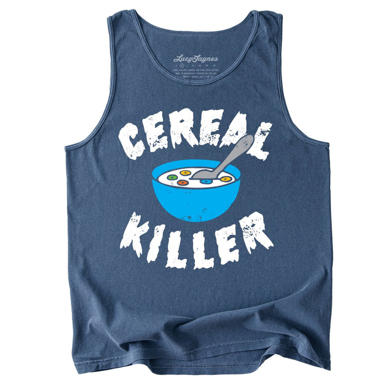 Cereal Killer Comfort Colors Graphic Tank Top