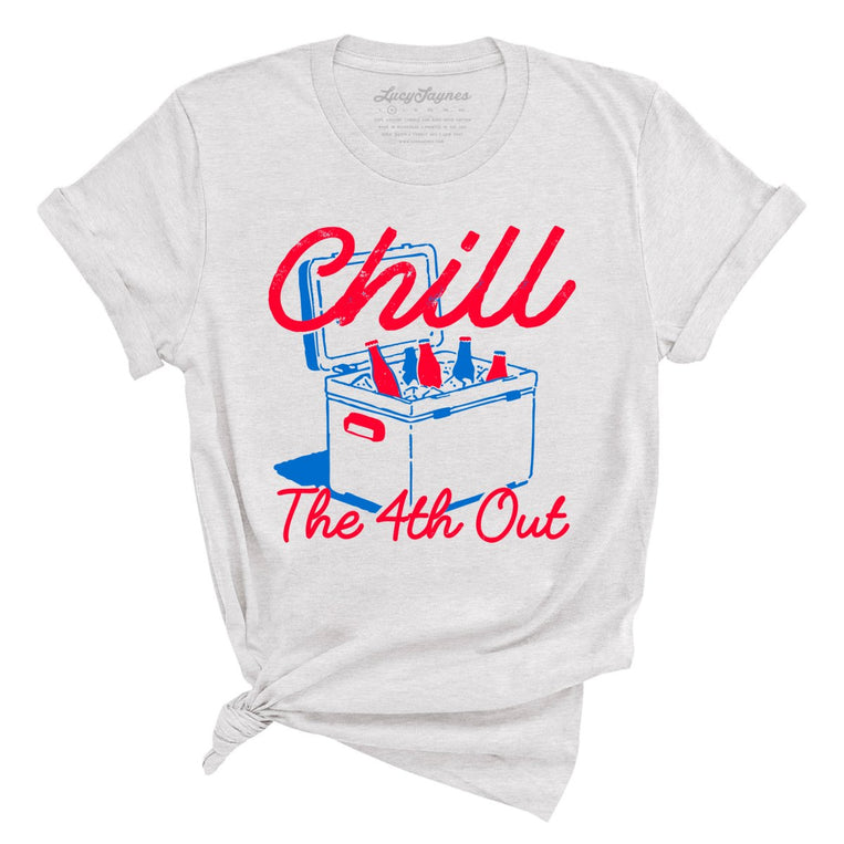 Chill The 4th Out Graphic Tee - Ash