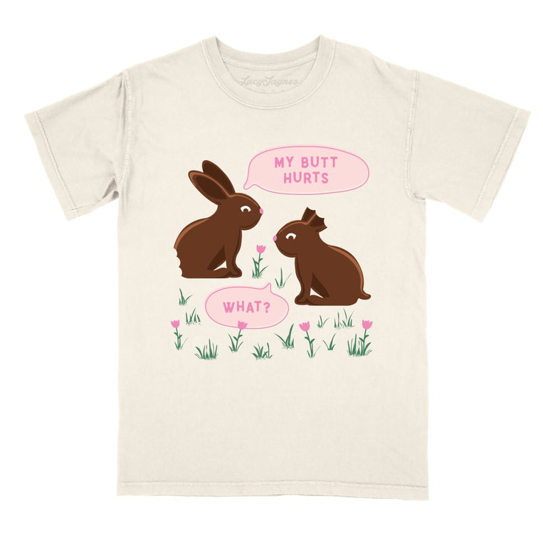 Chocolate Bunnies Comfort Colors Graphic Tee - Ivory