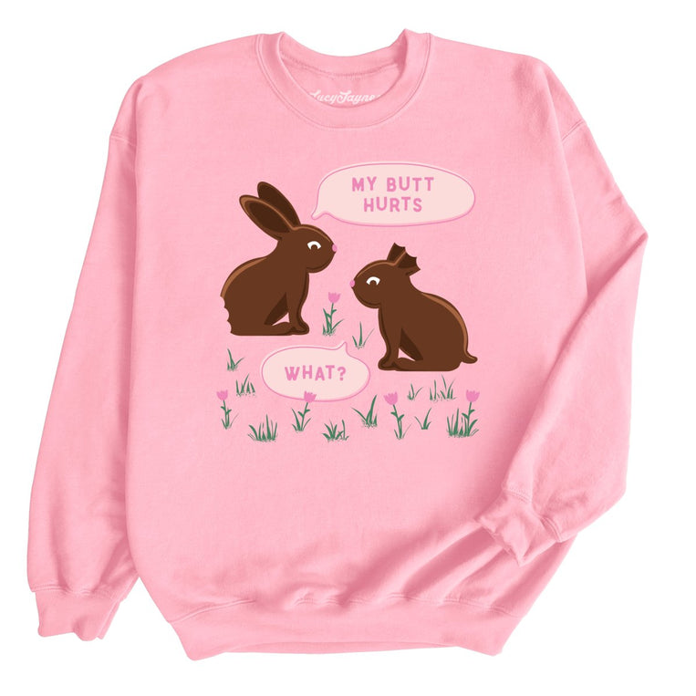 Chocolate Bunnies Graphic Sweatshirt