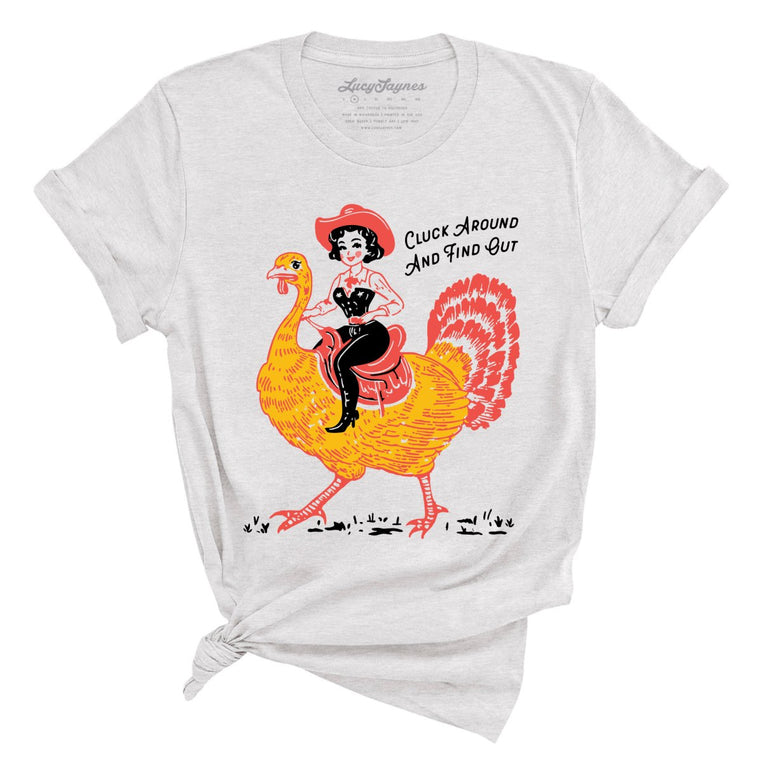 Cluck Around & Find Out Graphic Tee - Ash