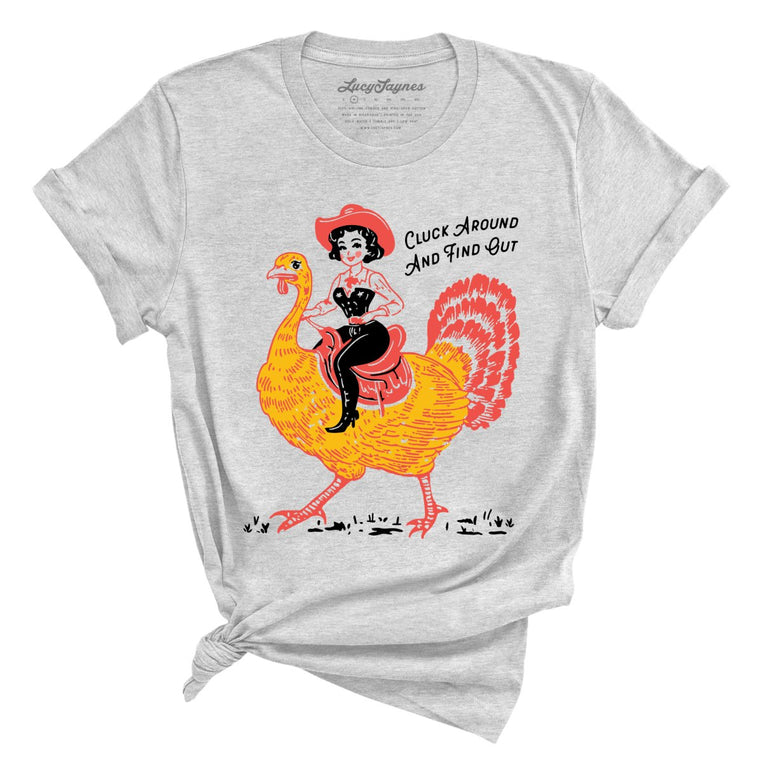 Cluck Around & Find Out Graphic Tee - Athletic Heather