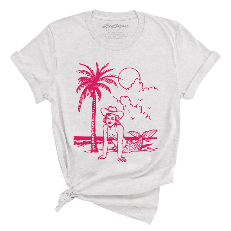 Coastal Cowgirl Graphic Tee - Ash