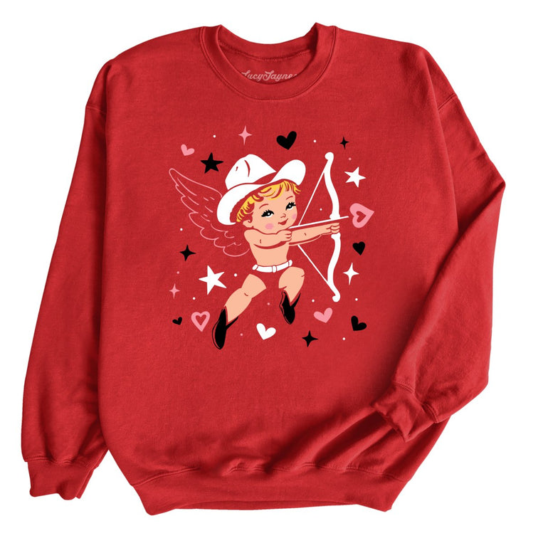 Cowboy Cupid Graphic Sweatshirt