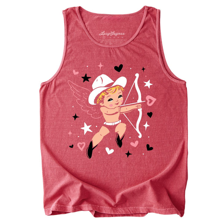 Cowboy Cupid Comfort Colors Tank Top