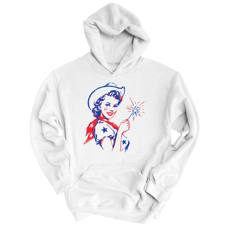 Cowgirl Sparkler Graphic Hoodie