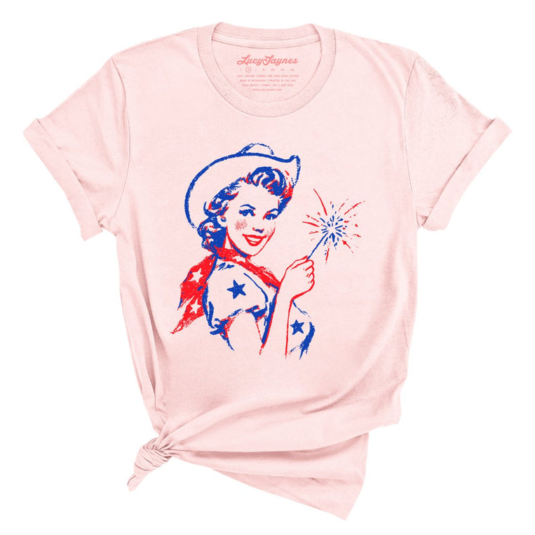 Cowgirl Sparkler Graphic Tee