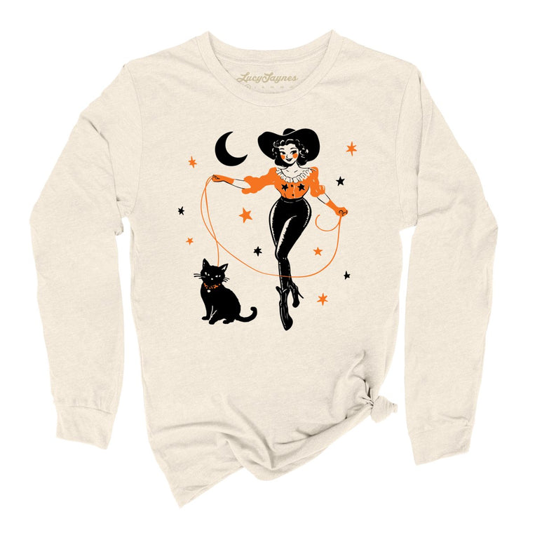 Cowgirl Witch Graphic Long Sleeve Tee