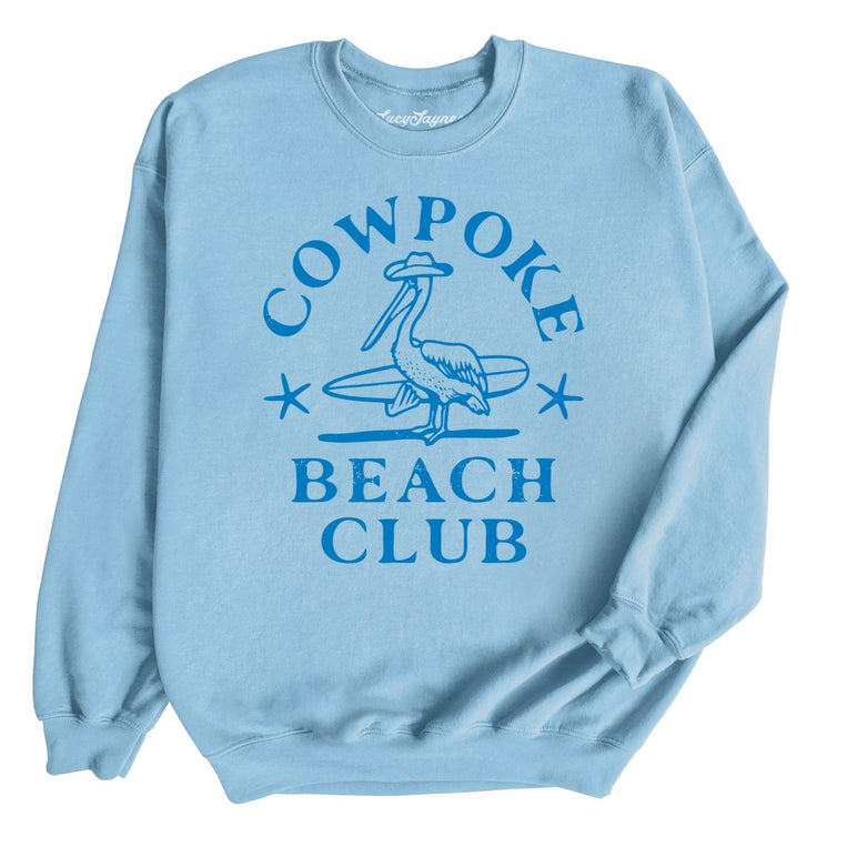 Cowpoke Beach Club Graphic Sweatshirt