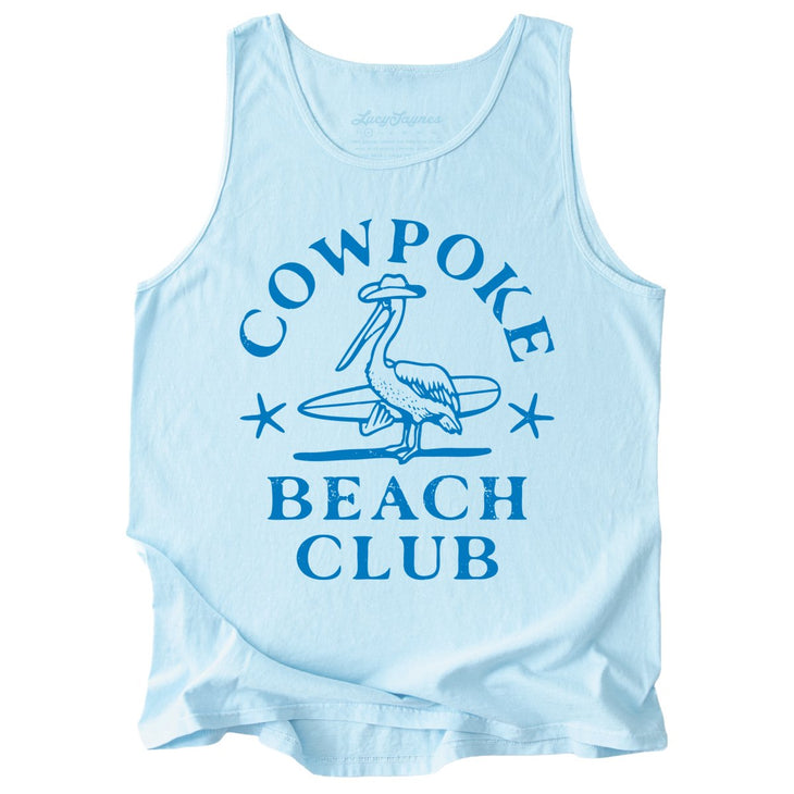 Cowpoke Beach Club Comfort Colors Tank Top