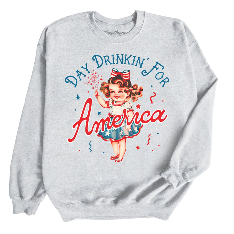 Day Drinkin' For America Graphic Sweatshirt