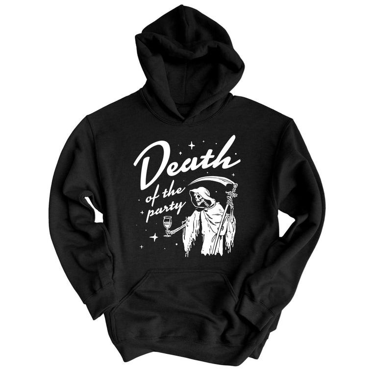Death Of The Party Graphic Hoodie - Black