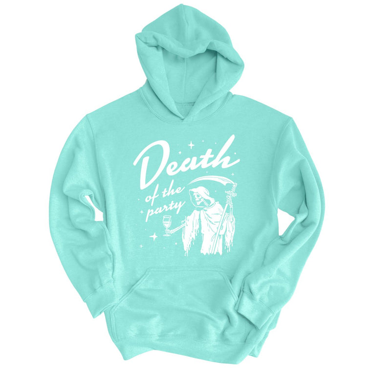 Death Of The Party Graphic Hoodie - Mint