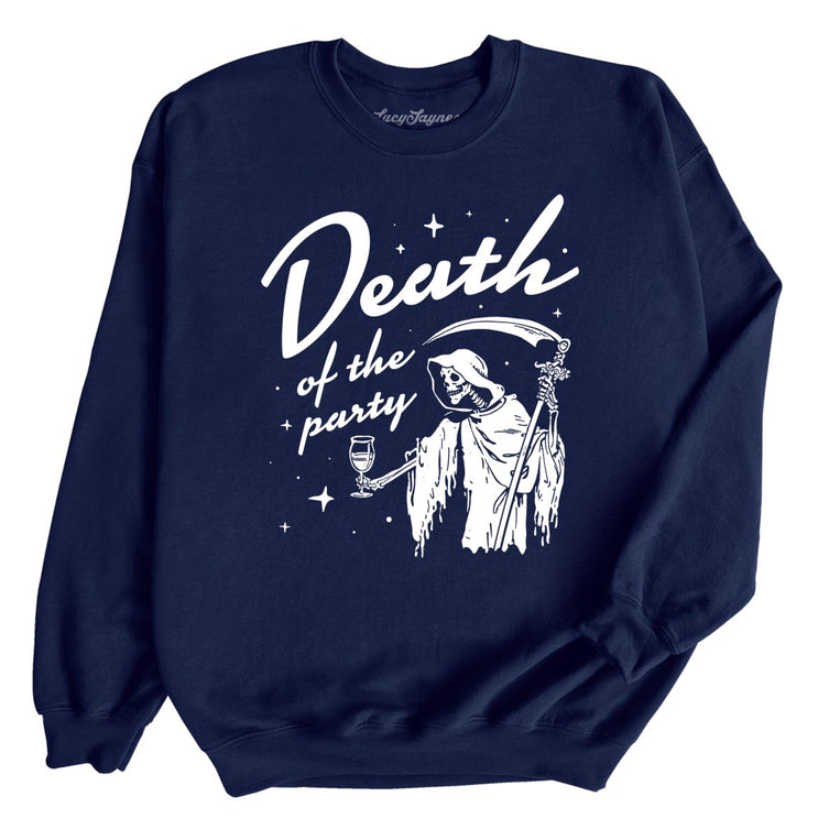 Death Of The Party Graphic Sweatshirt - Navy
