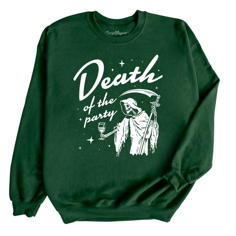 Death Of The Party Graphic Sweatshirt - Forest