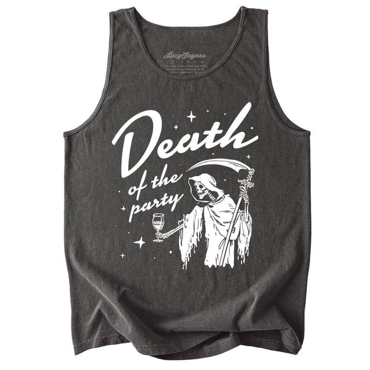 Death Of The Party Comfort Colors Graphic Tank Top