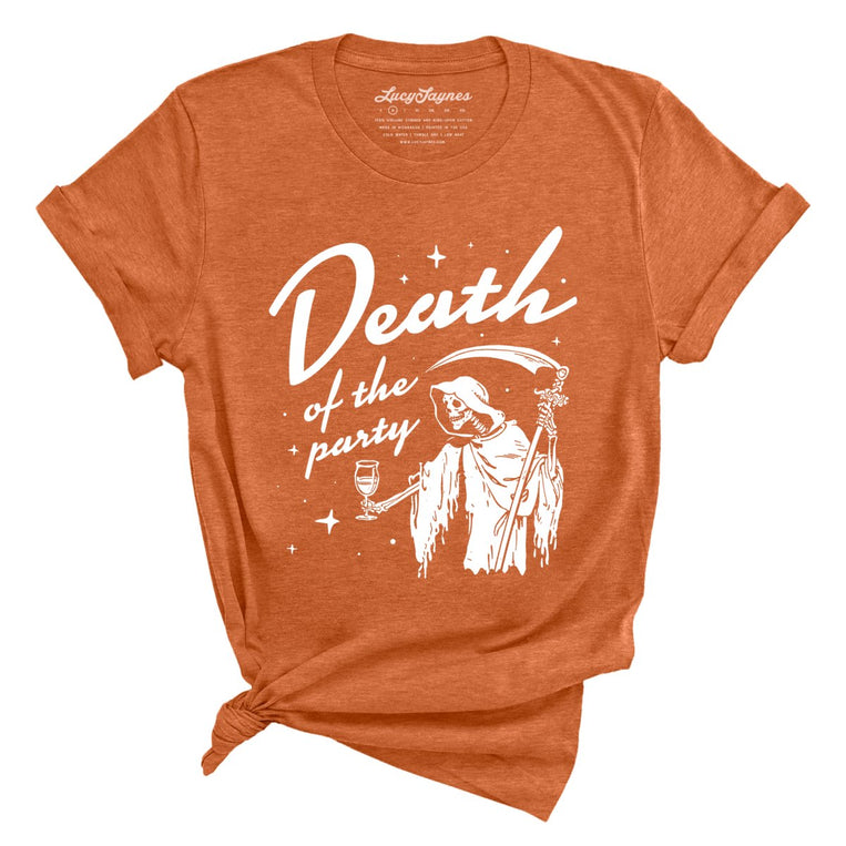 Death Of The Party Graphic Tee - Heather Autumn