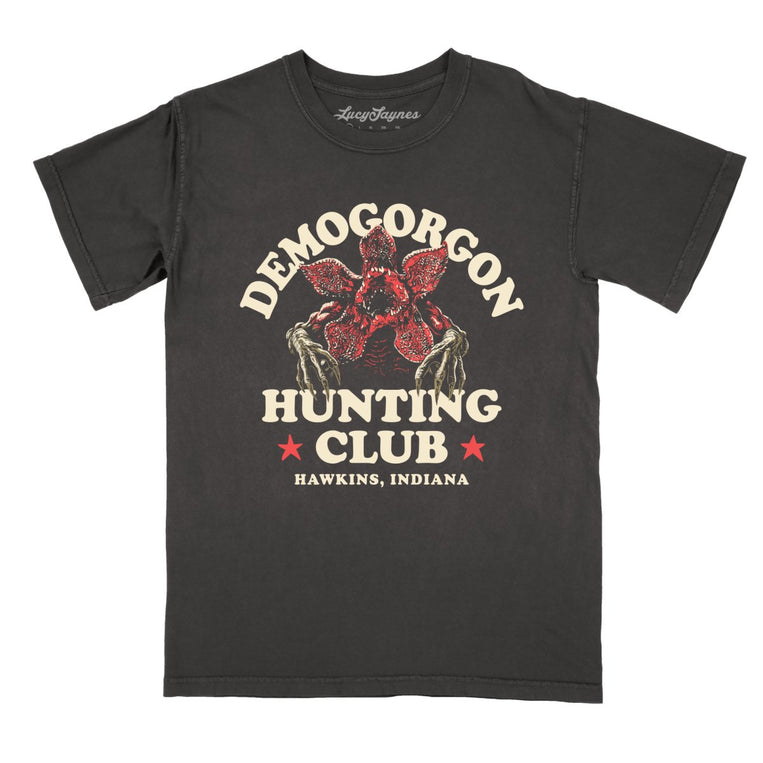 Demogorgon Hunting Club Comfort Colors Graphic Tee