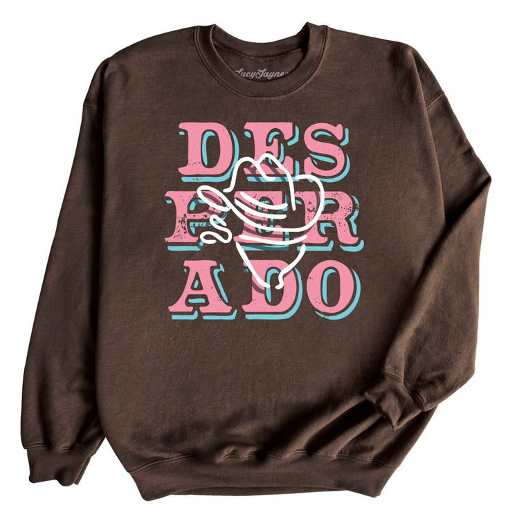 Desperado Graphic Sweatshirt - Dark Chocolate