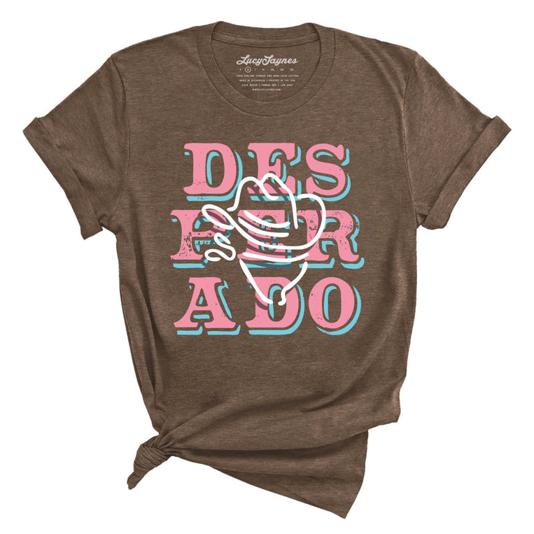 Desperado Graphic Tee - Heather Brown