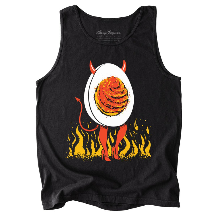 Deviled Egg Comfort Colors Graphic Tank Top