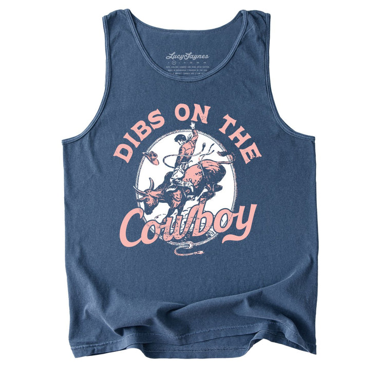 Dibs On The Cowboy Comfort Colors Tank Top