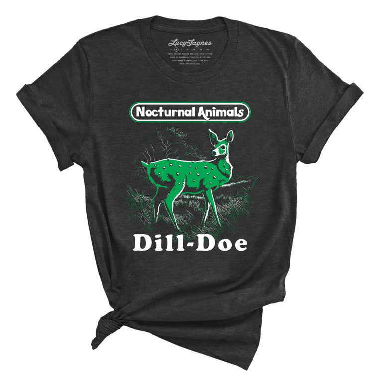 Dill Doe Graphic Tee - Dark Grey Heather
