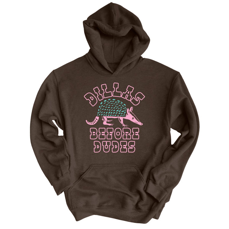 Dillas Before Dudes Graphic Hoodie - Dark Chocolate