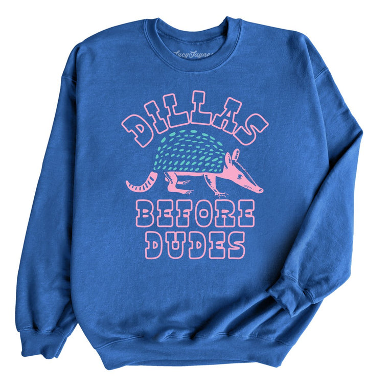 Dillas Before Dudes Graphic Sweatshirt - Royal