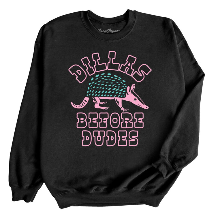 Dillas Before Dudes Graphic Sweatshirt - Black