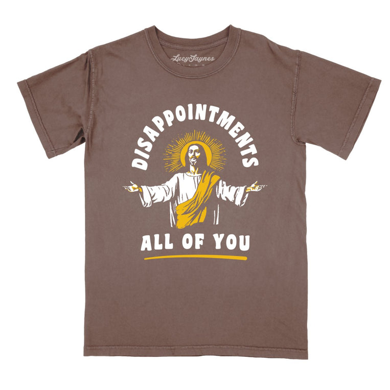 Disappointments All Of You Comfort Colors Graphic Tee - Espresso