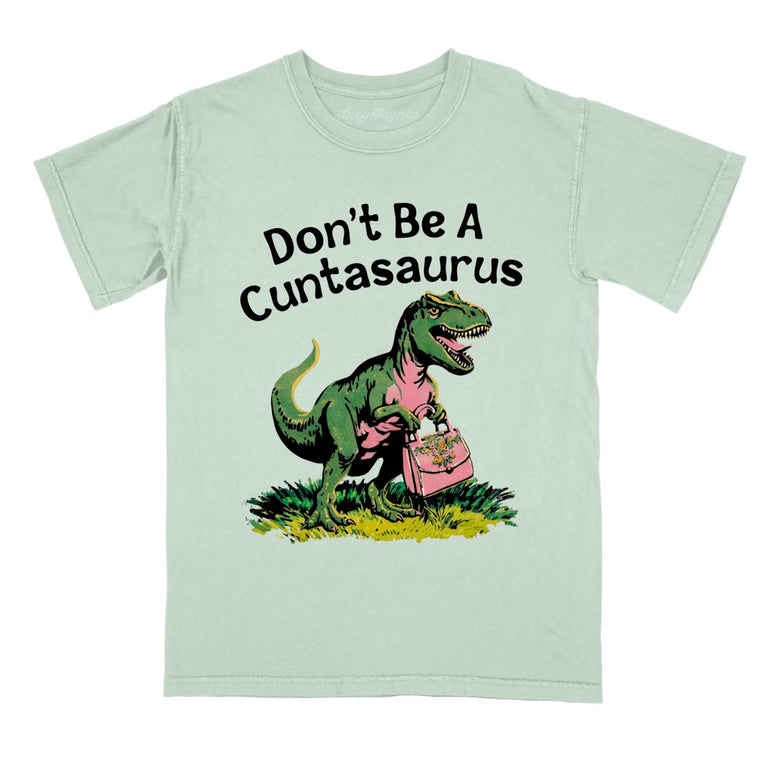 Don't Be A Cuntasaurus Comfort Colors Graphic Tee - Bay