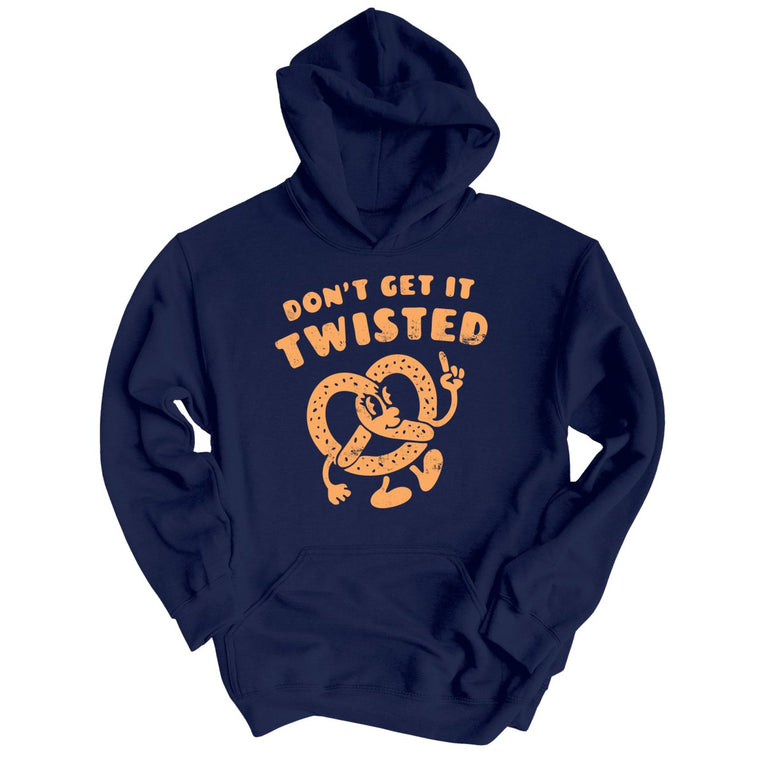 Don't Get It Twisted Graphic Hoodie - Navy