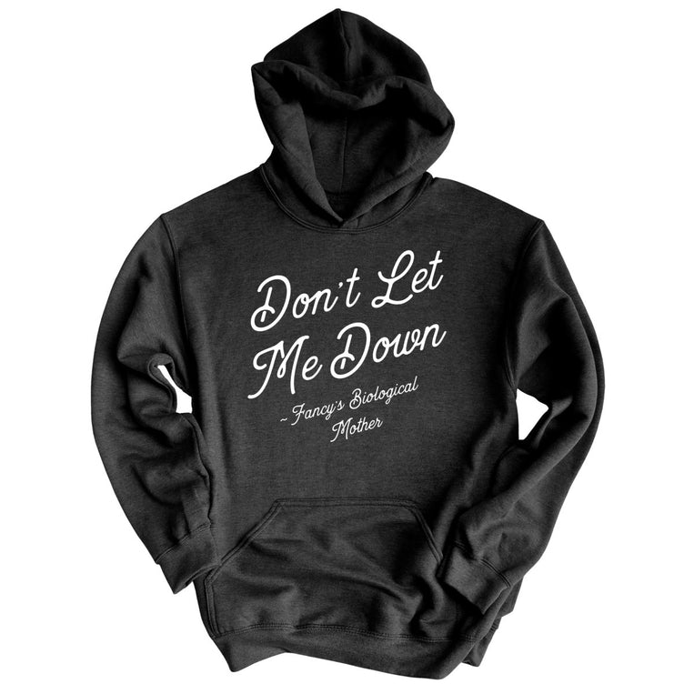 Don't Let Me Down Graphic Hoodie - Charcoal Heather
