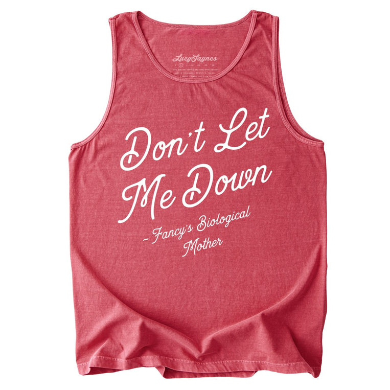 Don't Let Me Down Comfort Colors Graphic Tank Top