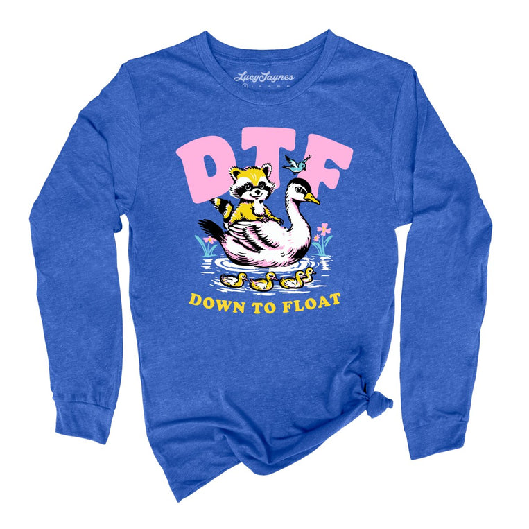 Down To Float Graphic Long Sleeve Tee