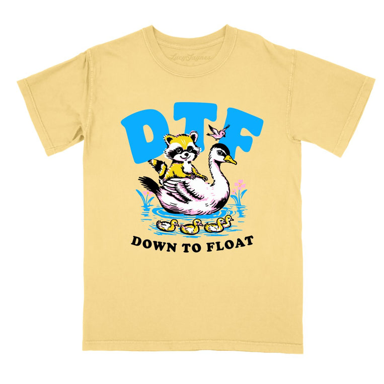 Down To Float Comfort Colors Graphic Tee - Butter