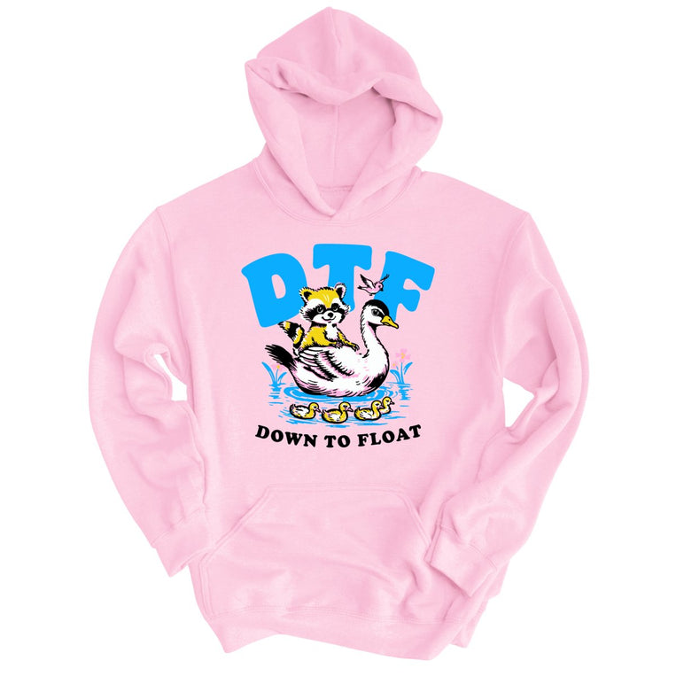 Down To Float Graphic Hoodie - Light Pink