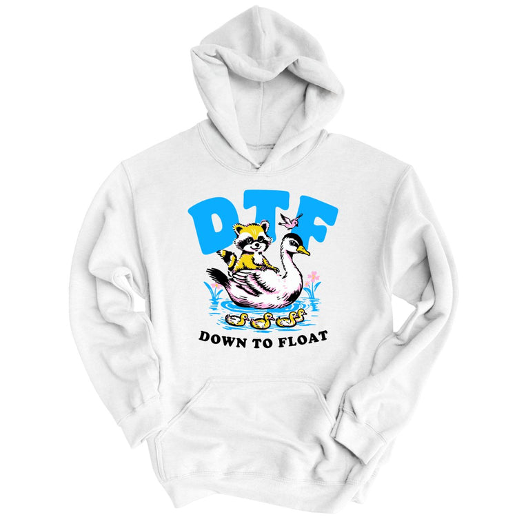 Down To Float Graphic Hoodie - White
