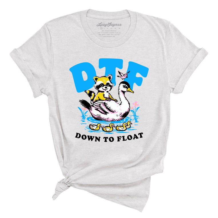 Down To Float Graphic Tee - Ash